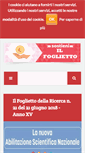 Mobile Screenshot of ilfoglietto.it